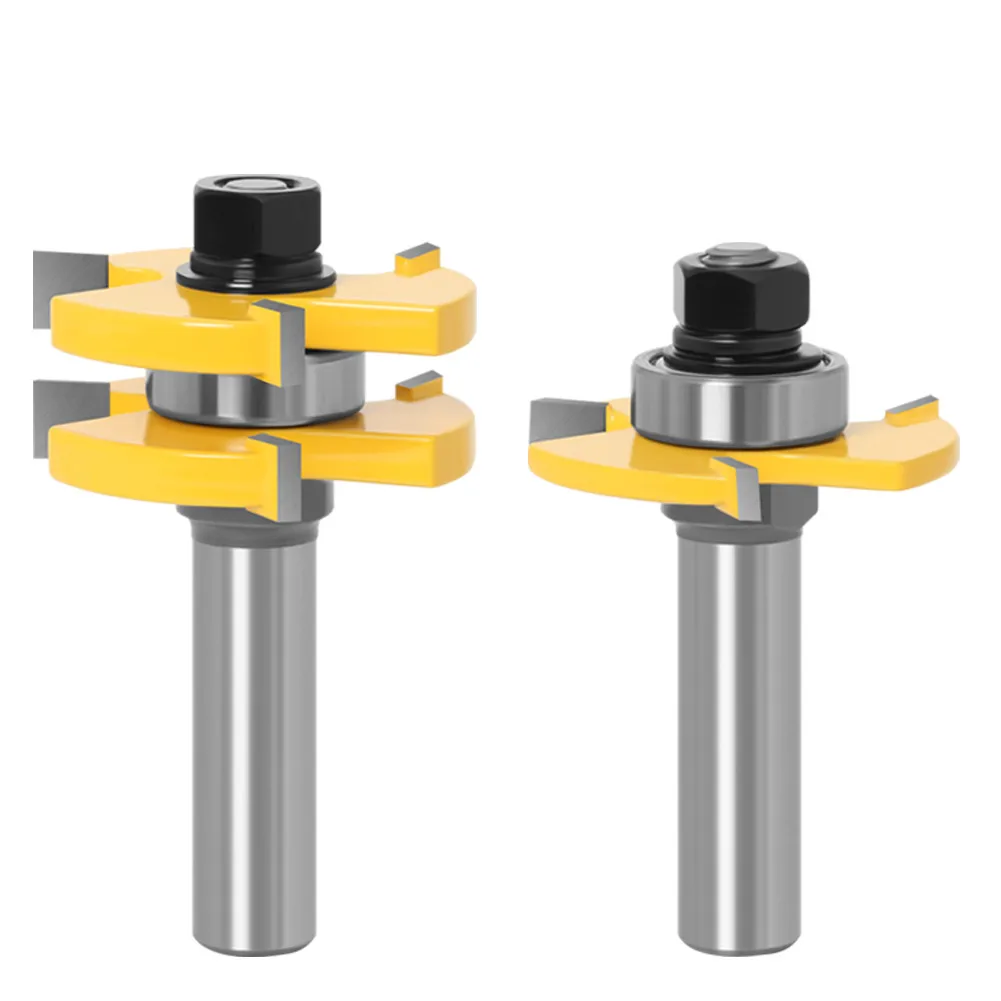Woodworking Router Bit Set – Joinery & Tenon Cutters, Complete Woodworking Tool Kit for Carpentry